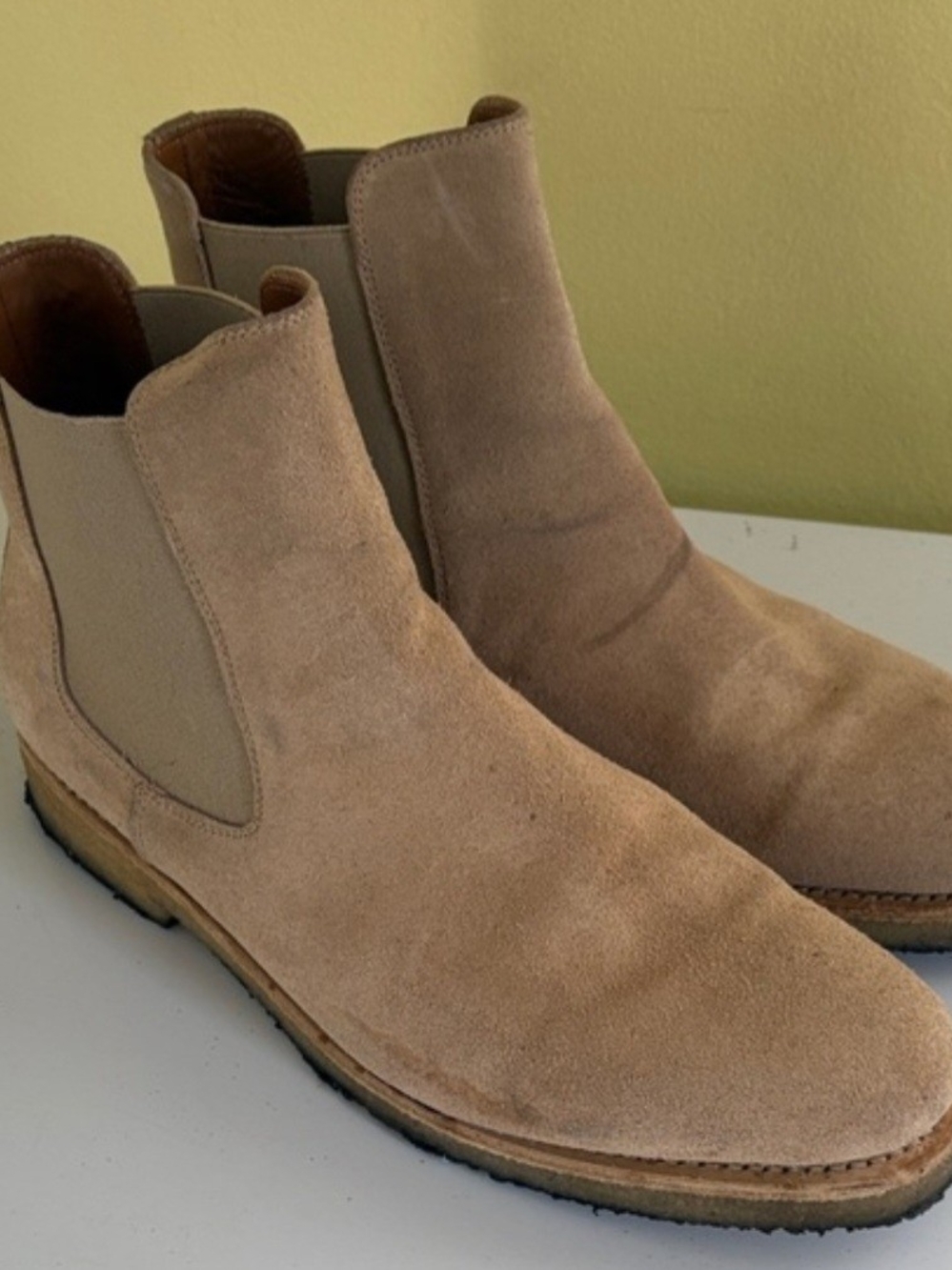 Thursday Boot Company Tan Suede Chukka Chelsea Boots